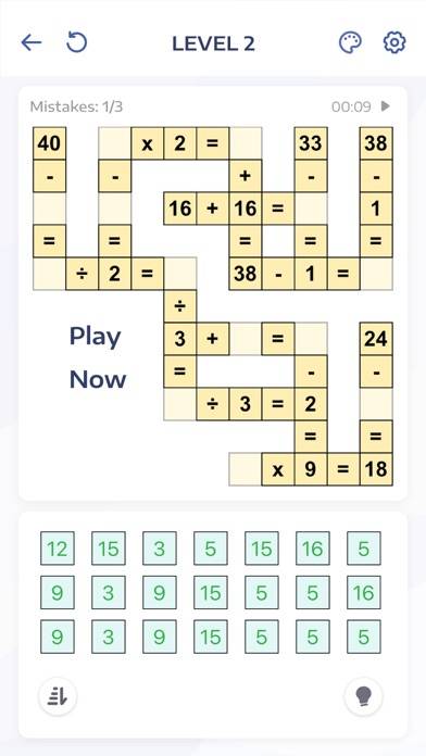 数学パズルゲーム - クロスマス 4