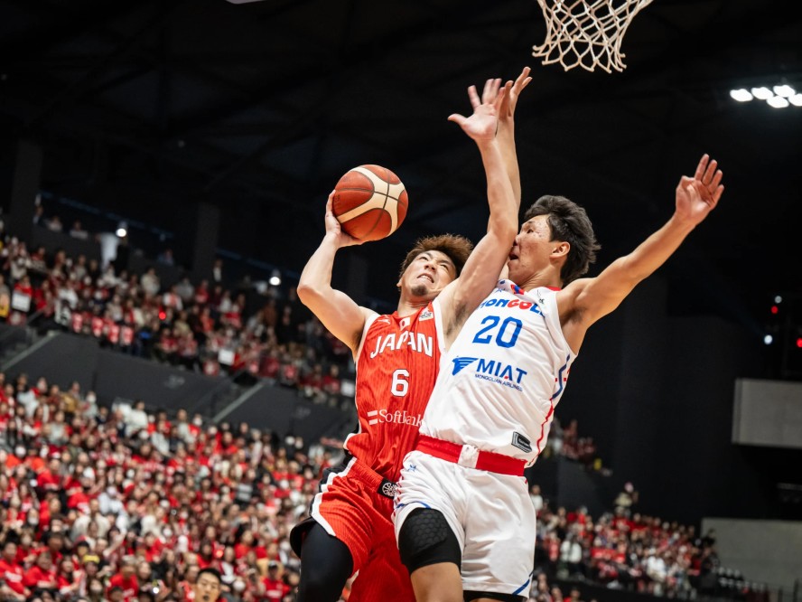 バスケ男子日本代表 W杯アジア1次予選 韓国に勝利 8