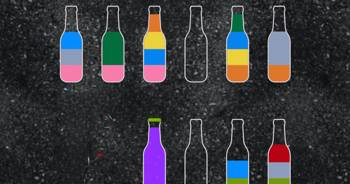 Water Jam Sort - ボトルカラーソートゲーム 9