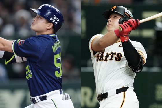 大リーグ 岡本和真と村上宗隆 OP戦でともに1安打 9