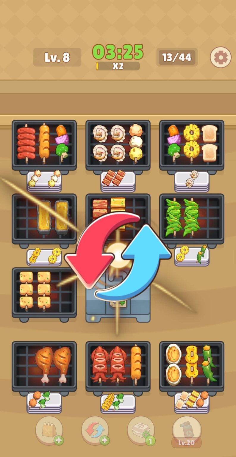 グリルソート - バーベキュー串焼き フーディーゲーム 9