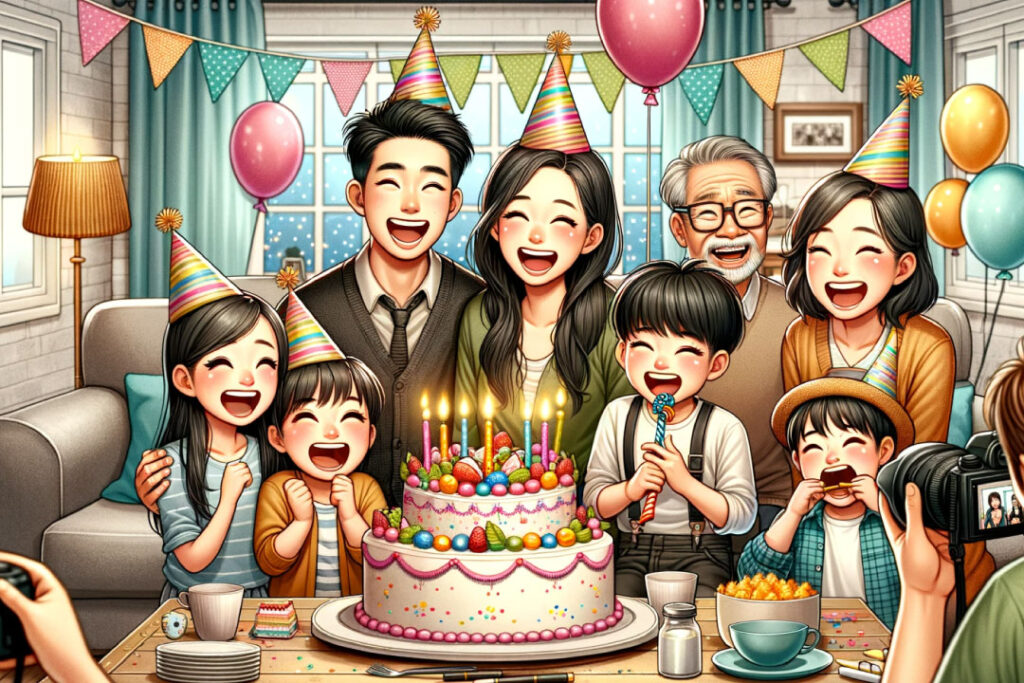 誕生日を盛大に祝う 7