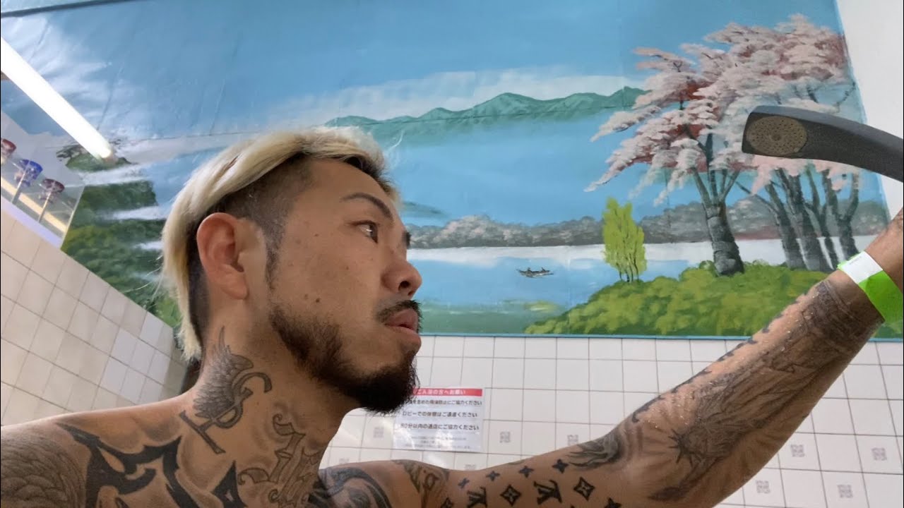 タトゥーのある人の温泉入浴 6