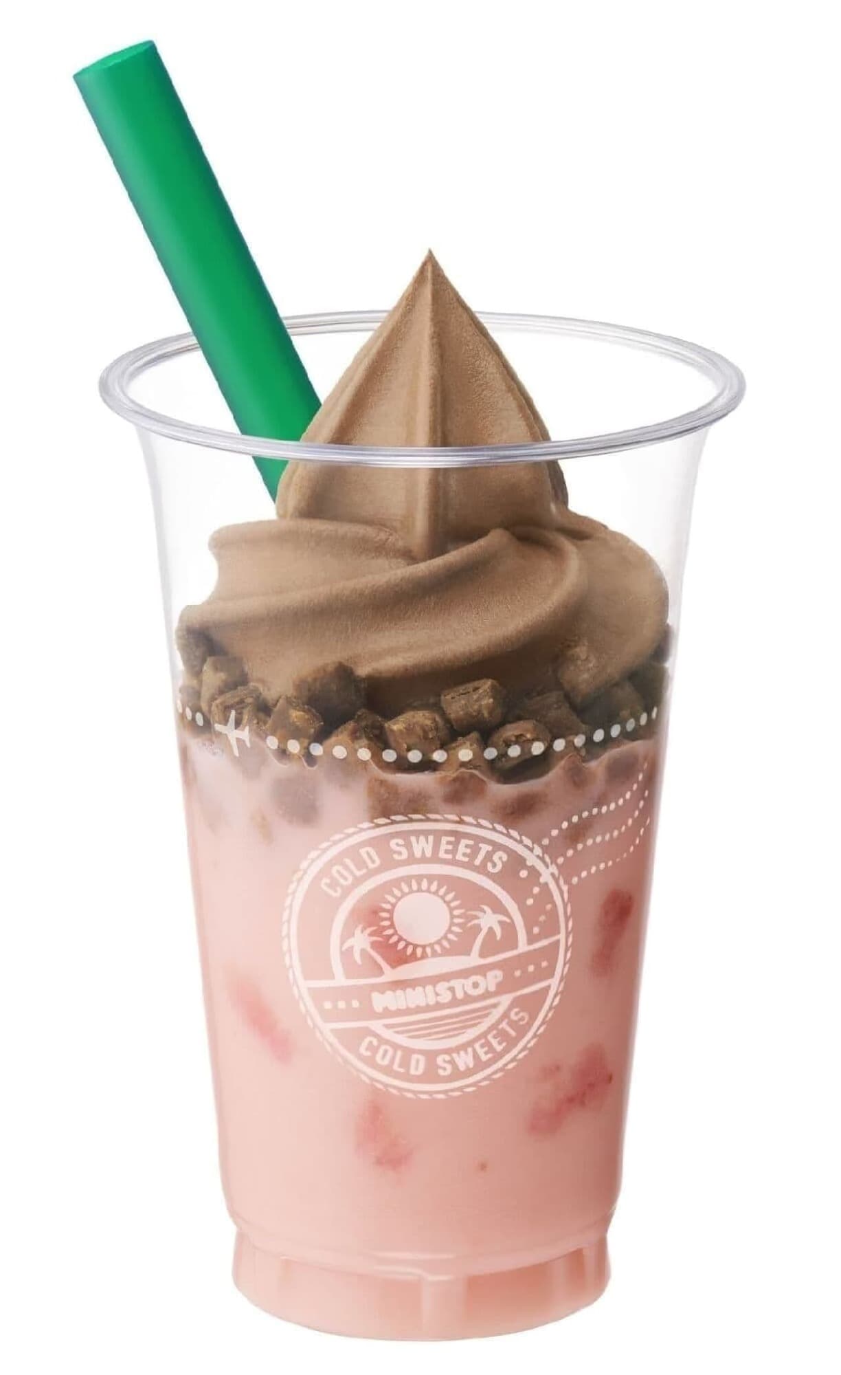 ミニストップ ストロベリーソフト 6