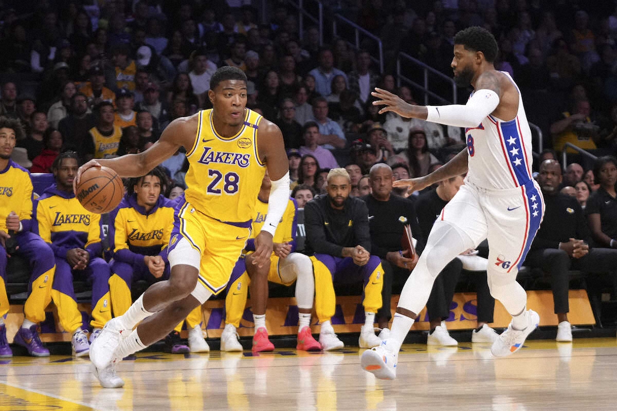 NBA レイカーズ 八村塁 体調不良から3試合ぶりに復帰 8得点 4