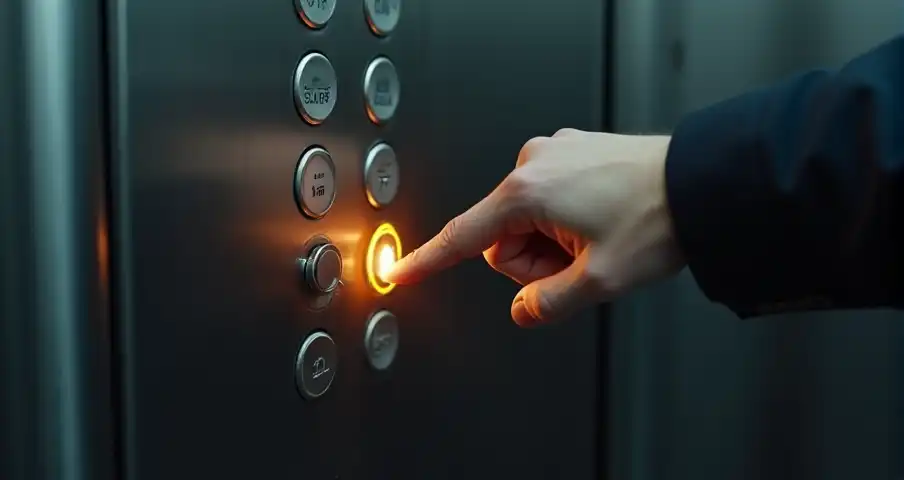 エレベーターの「閉」ボタン 9