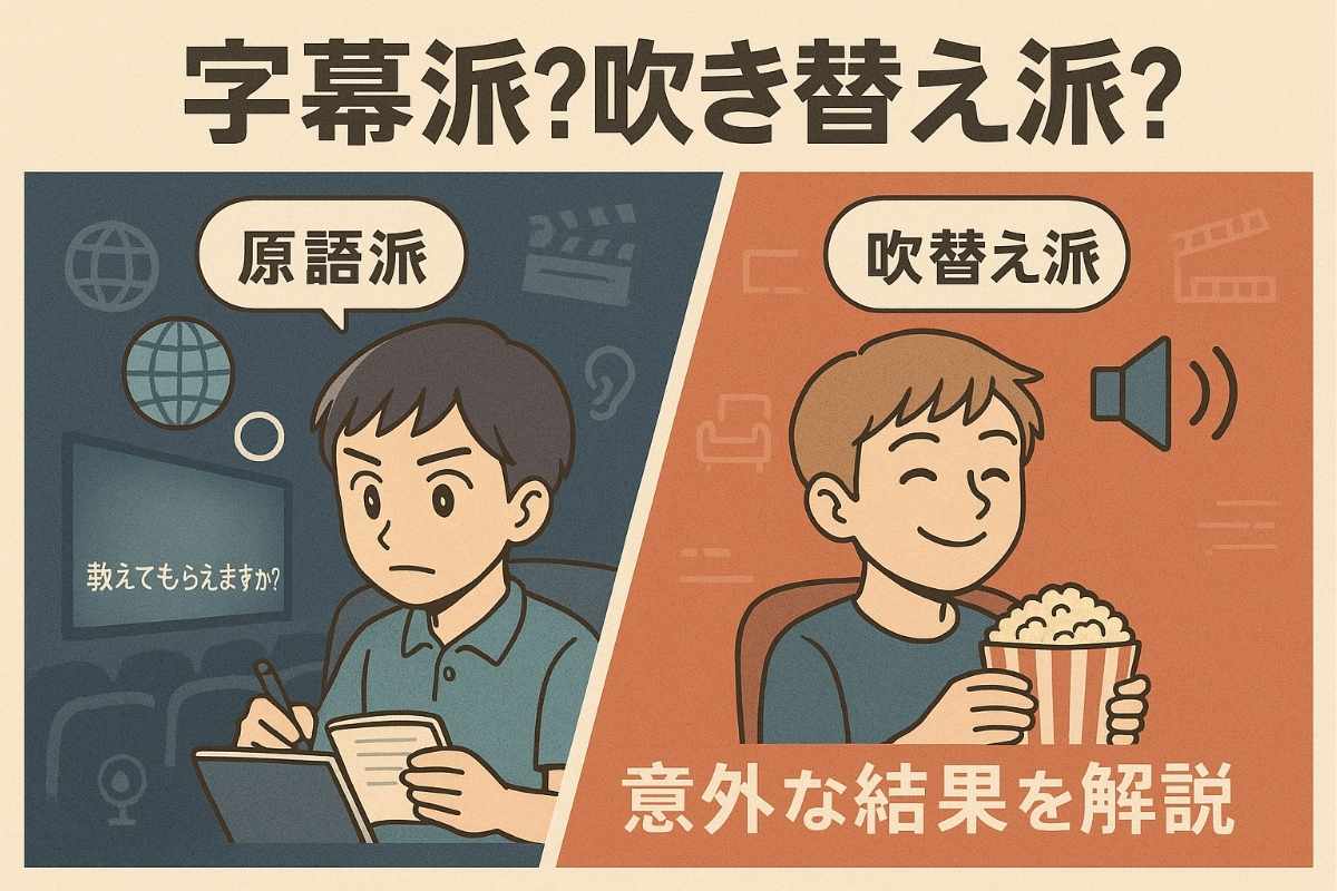 字幕 vs 吹き替え 2