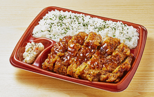 ローソン スパイシーチキン弁当 4