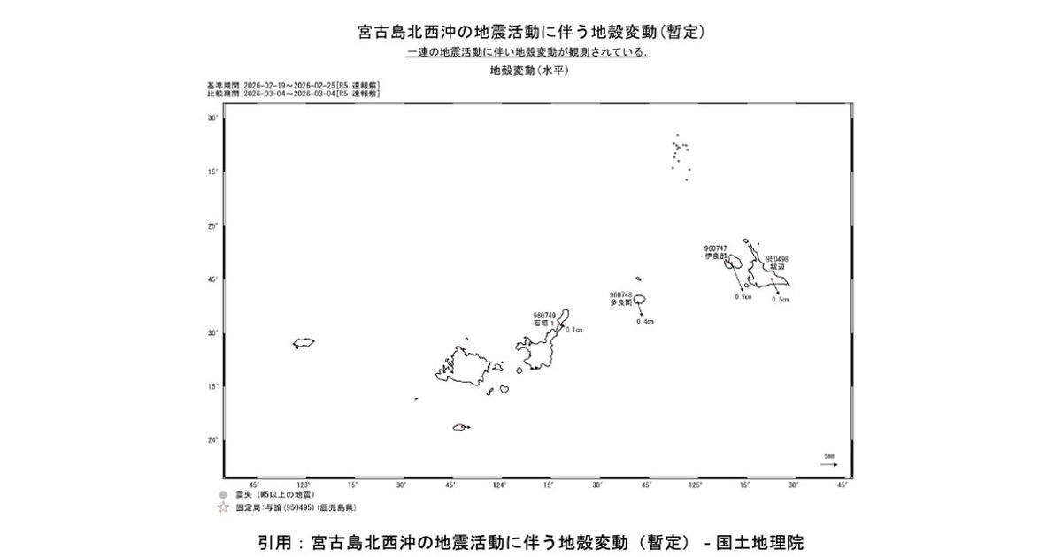 宮古島 地震 2