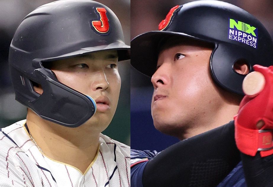 大リーグ 岡本和真と村上宗隆 OP戦でともに1安打 7