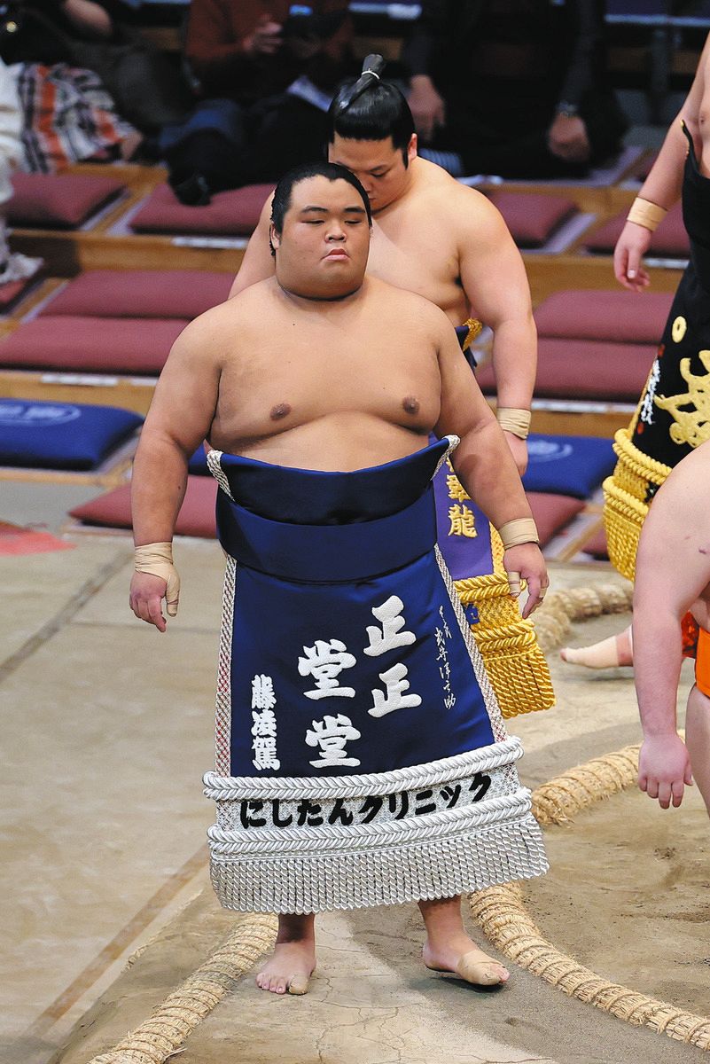 大相撲春場所 新入幕の藤青雲と藤凌駕が会見 意気込み語る 5