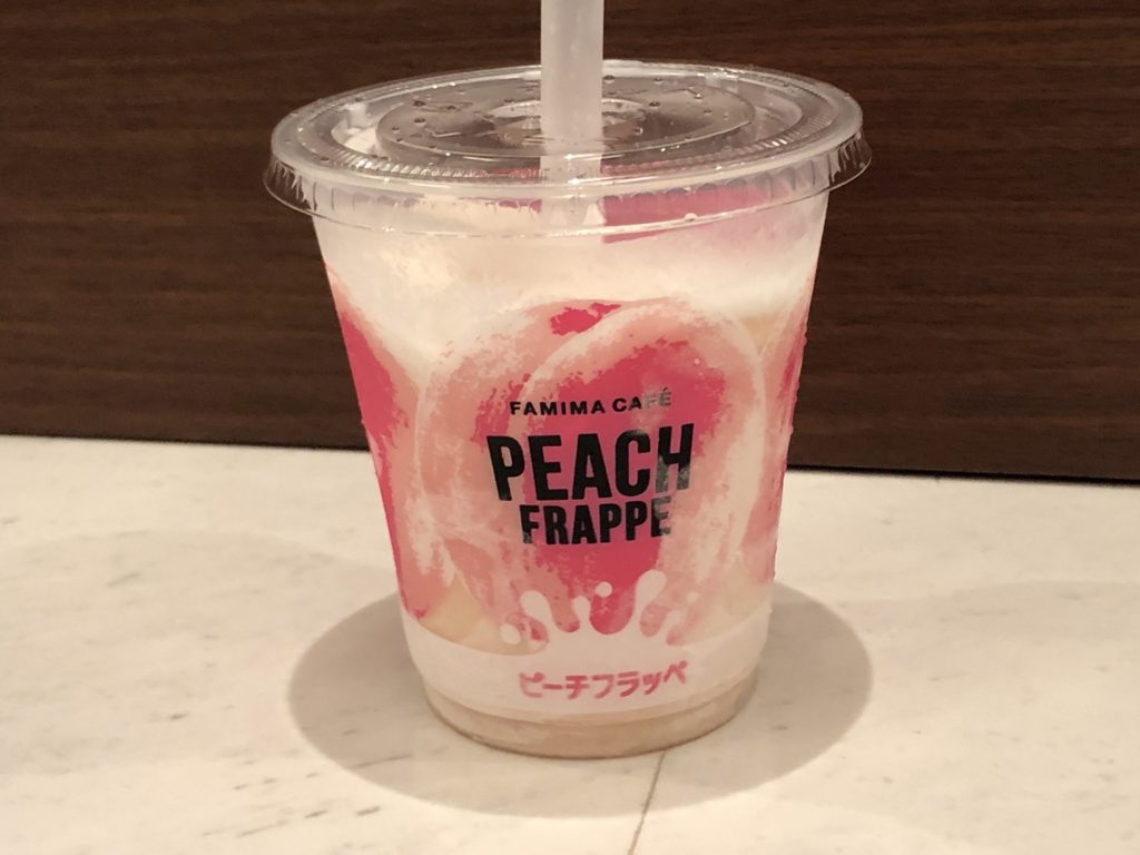 ファミマ ピーチフラッペ 8
