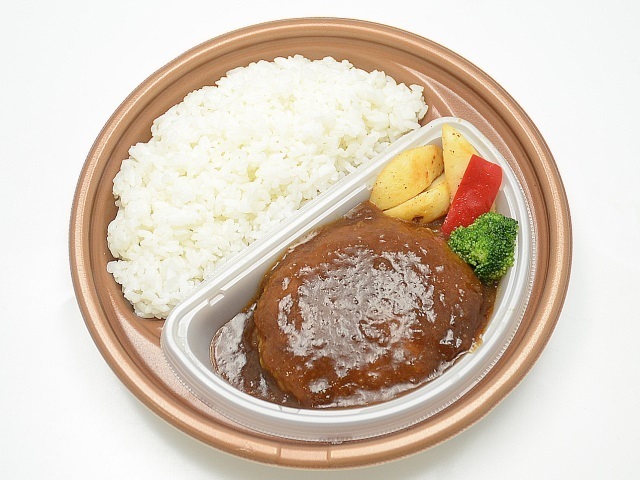 セブン ハンバーグ弁当 3