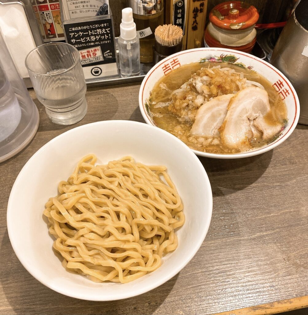 セブンの二郎系つけ麺 9