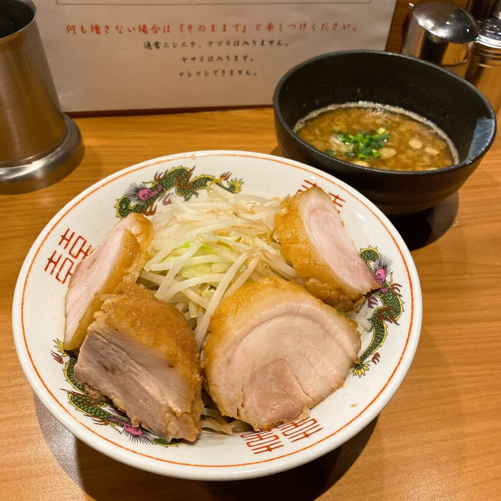 セブンの二郎系つけ麺 5