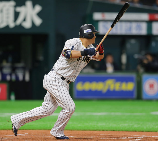 WBC日本代表 壮行試合 佐藤輝明のスリーランなど投打に収穫 9