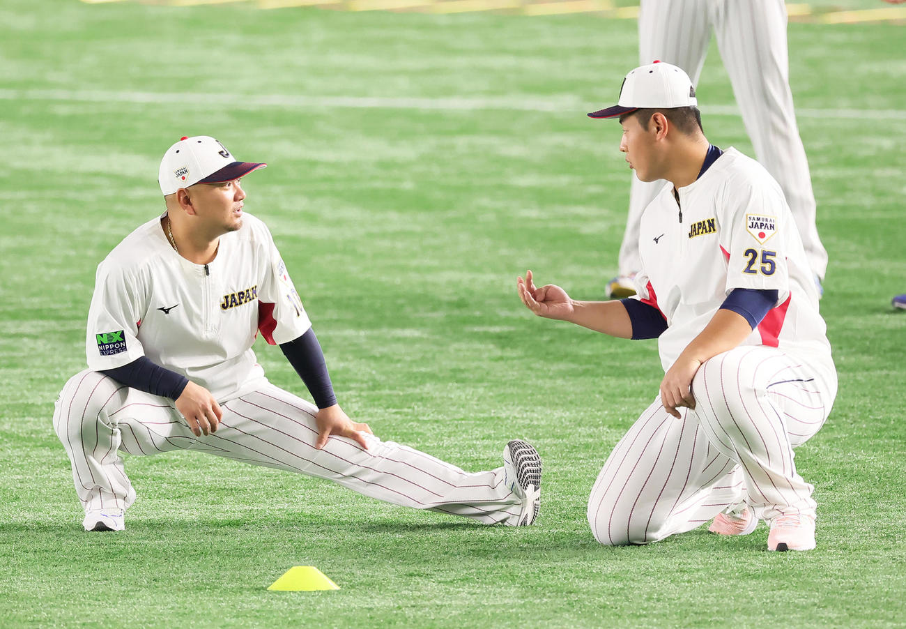 大リーグ 岡本和真と村上宗隆 OP戦でともに1安打 8