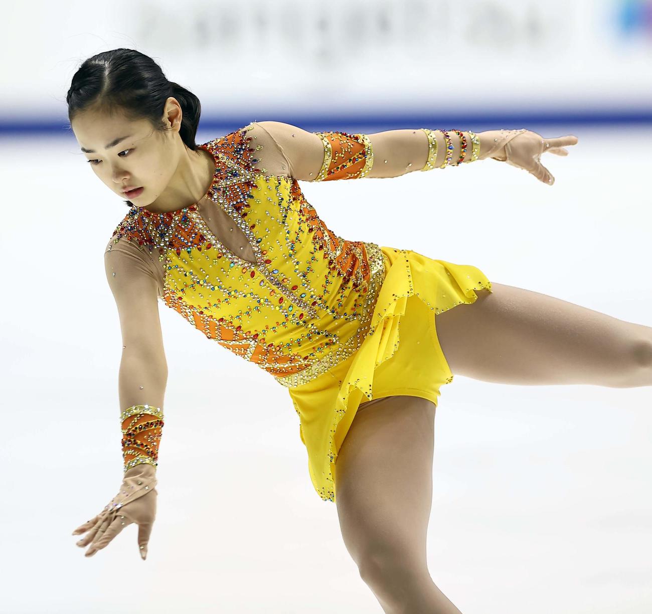 フィギュア 島田麻央 世界ジュニア選手権4連覇へ 練習公開 6