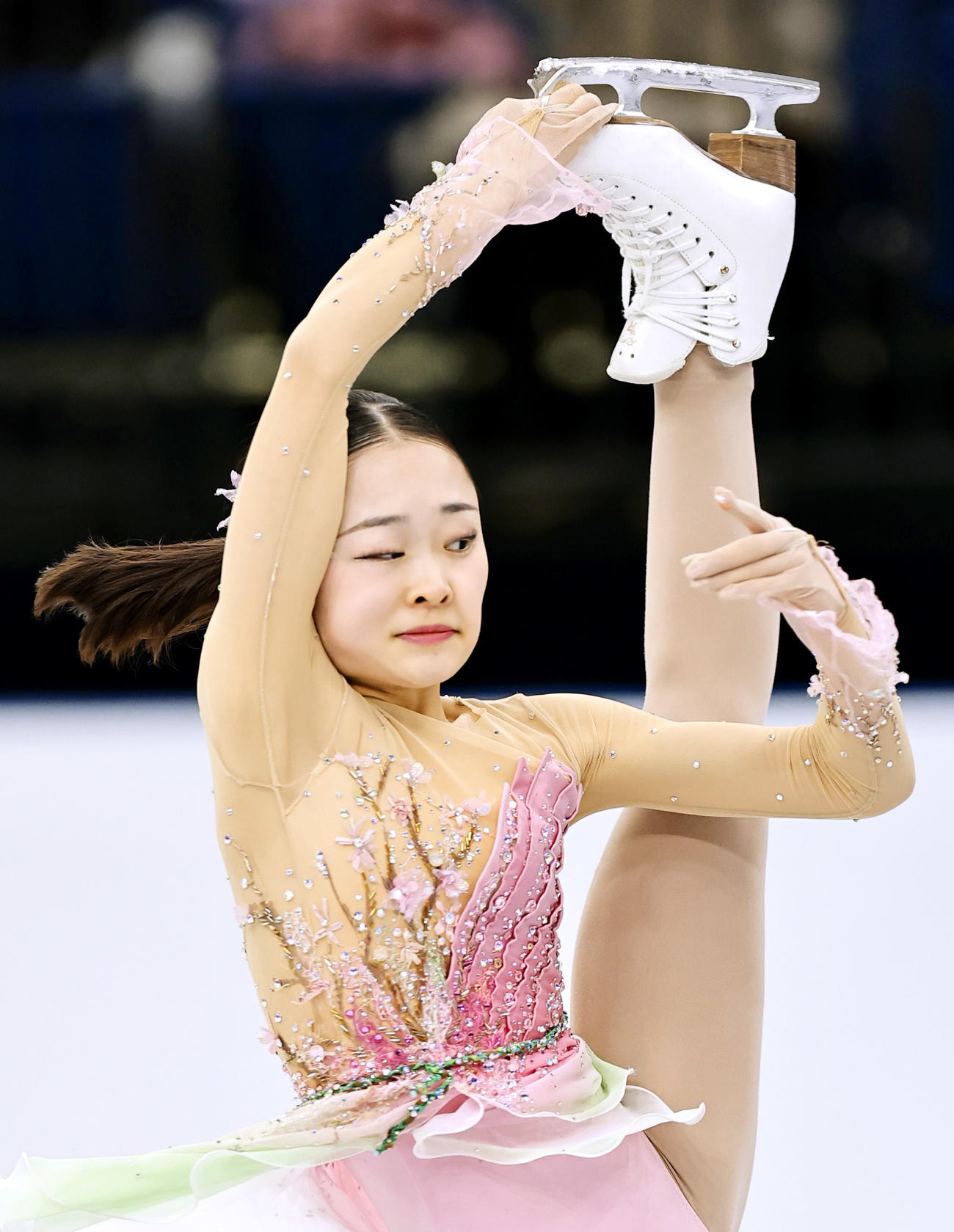 フィギュア 島田麻央 世界ジュニア選手権4連覇へ 練習公開 5