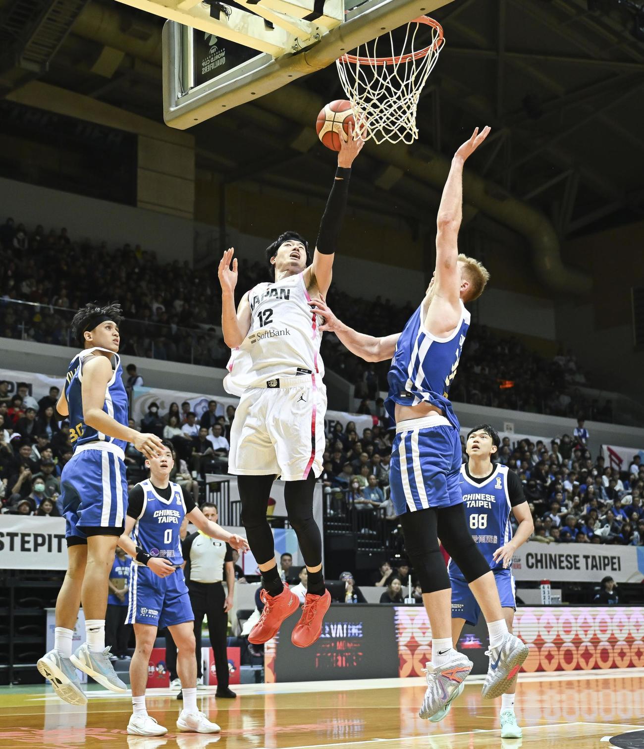 バスケ男子日本代表 W杯アジア1次予選 韓国に勝利 6