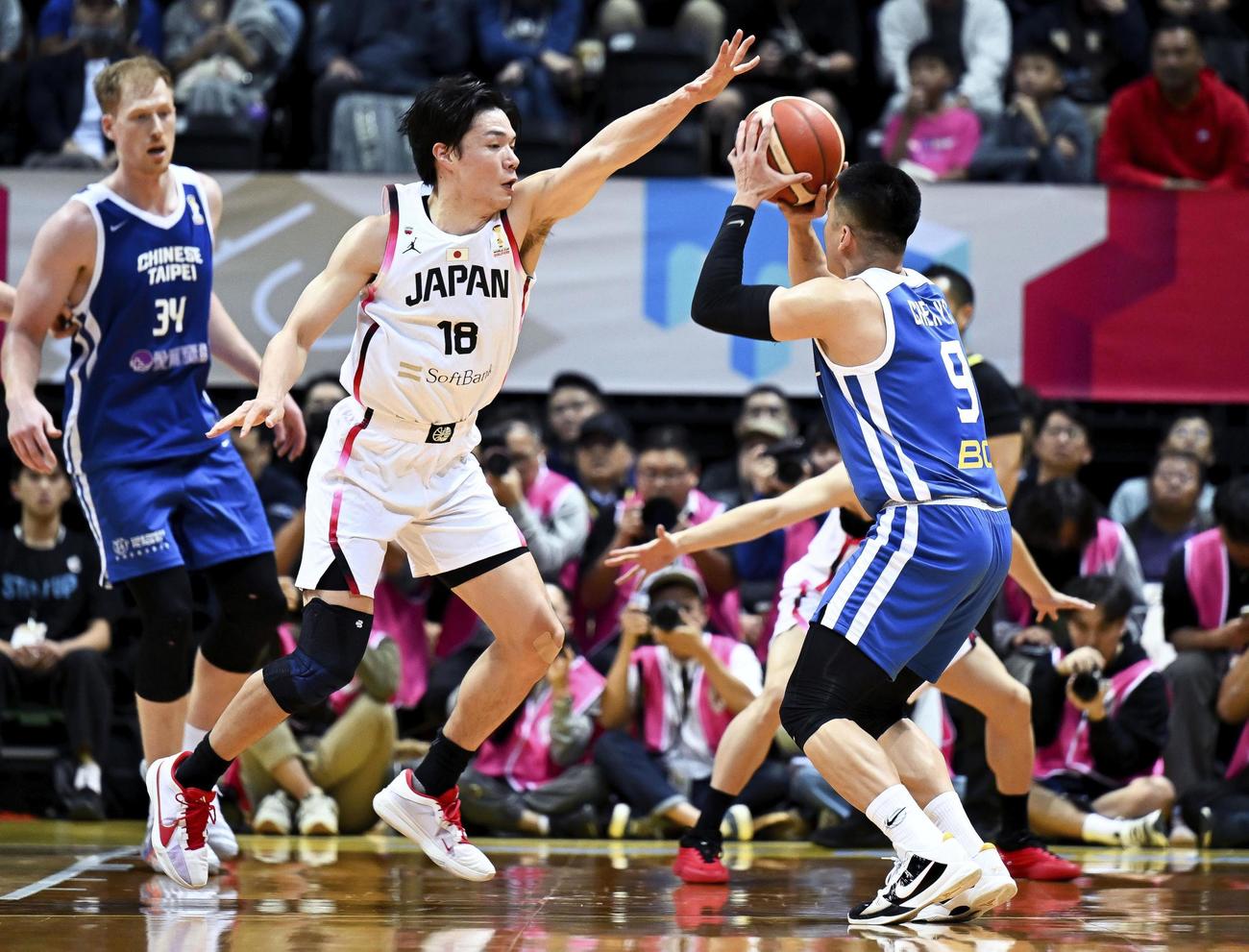 バスケ男子日本代表 W杯アジア1次予選 韓国に勝利 2