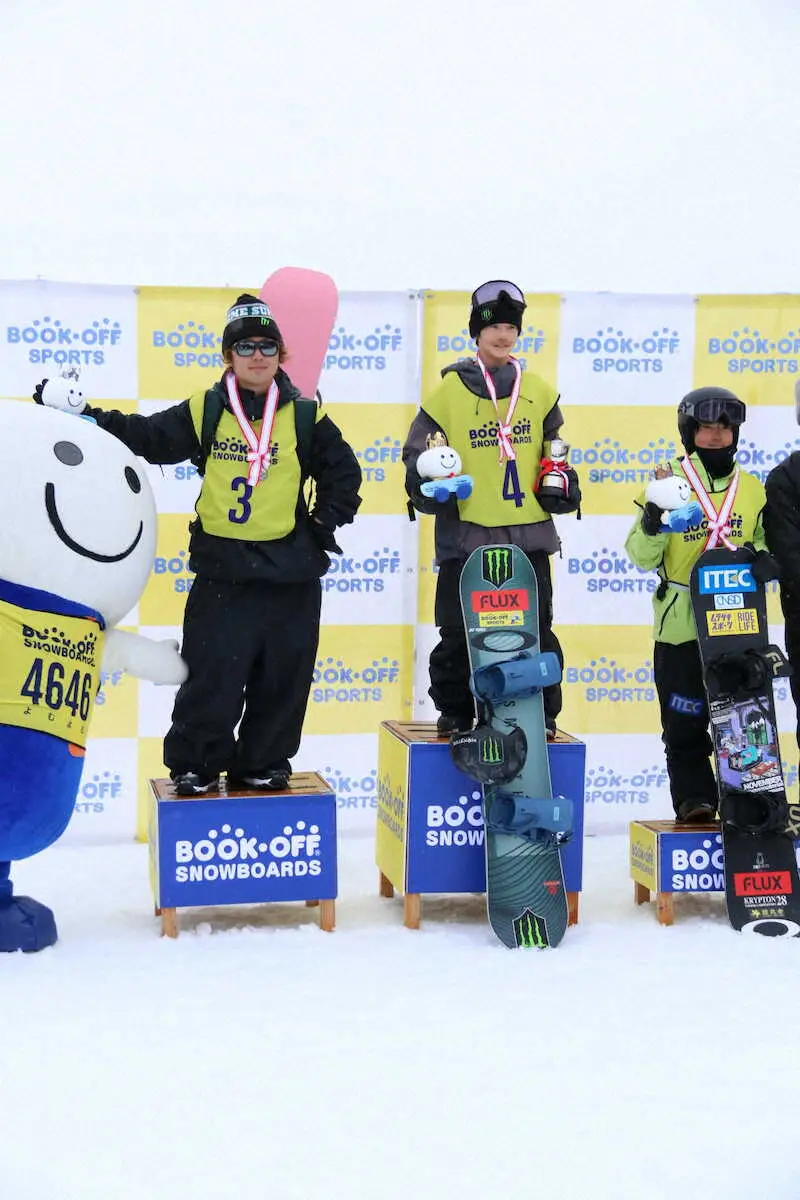 スノボ 五輪メダリストたち ビッグエア全日本選手権に凱旋出場 1
