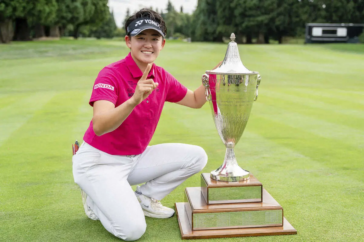 女子ゴルフ 米ツアー最終ラウンド 岩井明愛と竹田麗央が8位 1